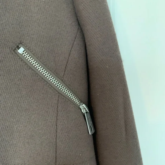 Kenneth Cole Tan Wool coat. size 8 NWT - Picture 7 of 14